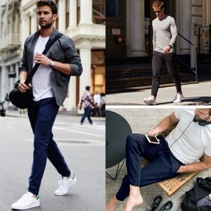 Mack Weldon Ace Sweatpants Gray Pockets Joggers S